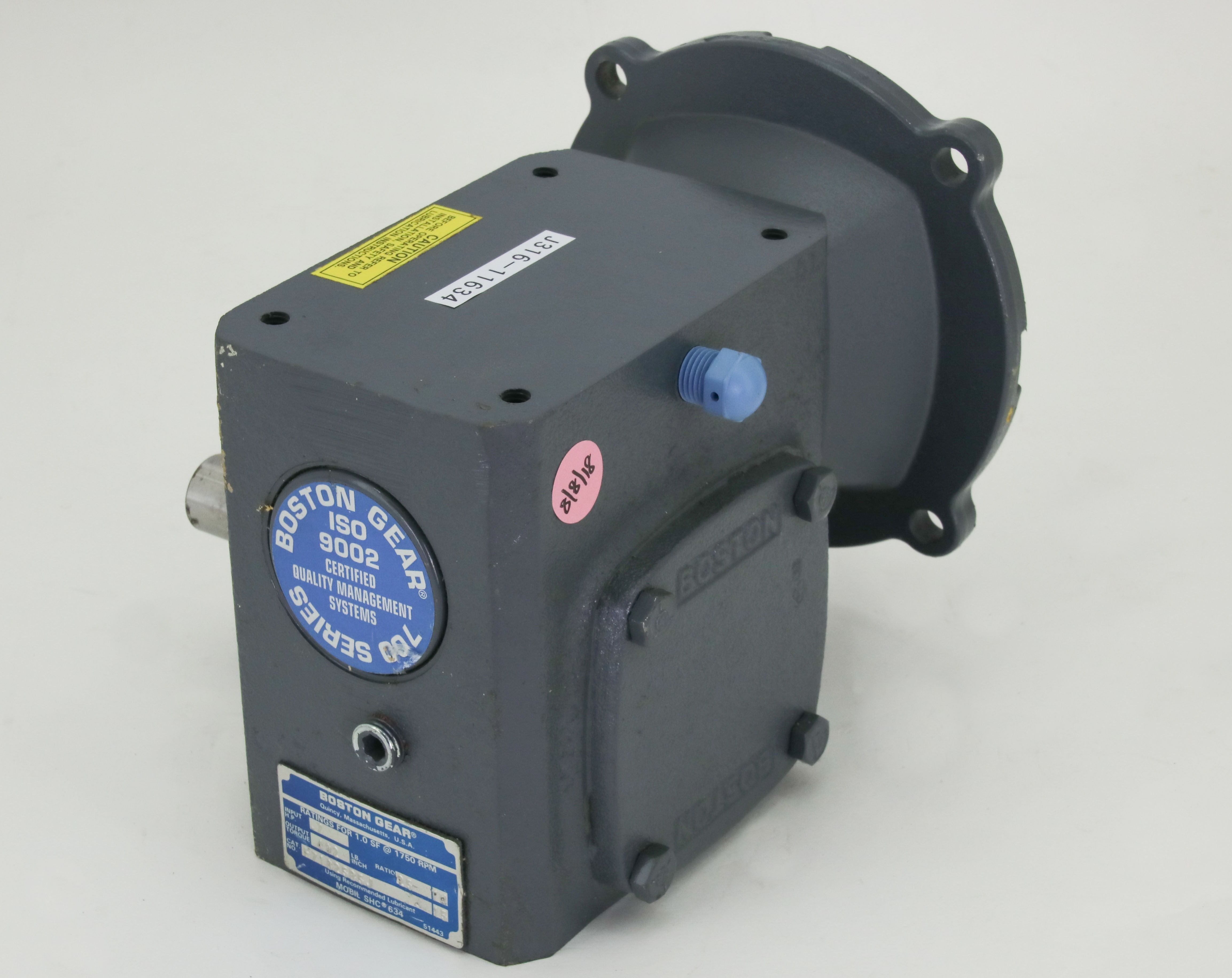 11634 BOSTON GEAR 700 SERIES GEAR SPEED REDUCER, RATIO 25:1, 0.7